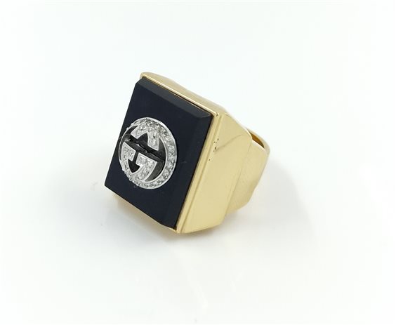 Oiritaly Anillo Hombre Gucci 187683I83207071 Oro amarillo